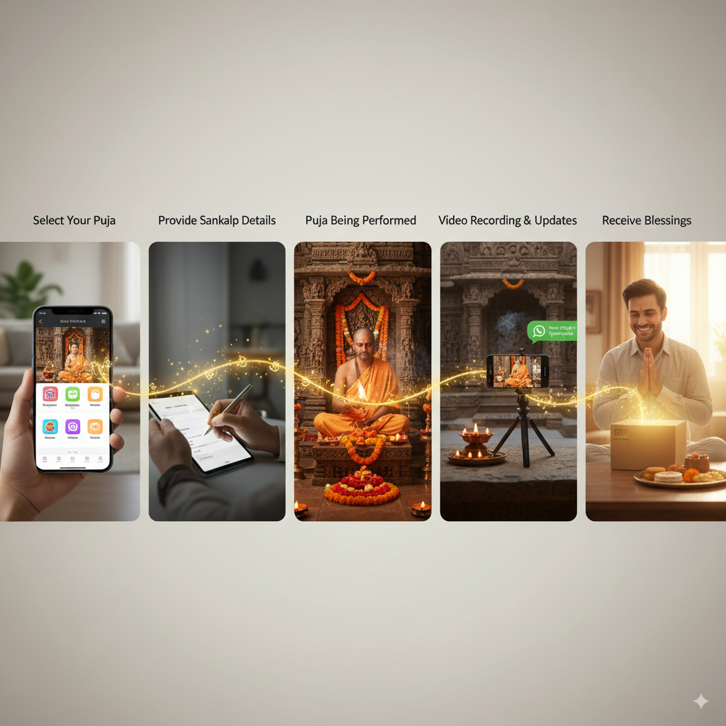 Simple Steps to Perform Online Puja